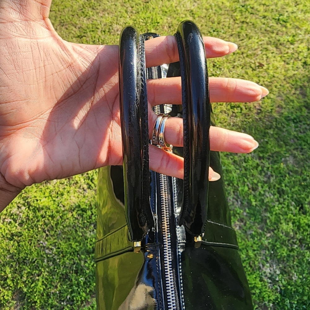 Chanel Black Patent Leather Timeless Handbag - Picture 6 of 11